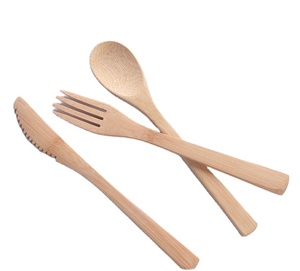 Juego de cubiertos de bambú sin residuos | Utensilios de viaje portátiles, pajita y bolsa reutilizables | Regalo ecológico - Product Image 2