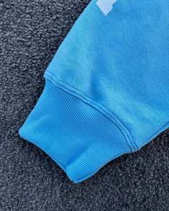 Conjunto Deportivo con Estampado de Pantera Azul Claro para Hombre, Sudadera con Capucha y Pantalones Jogger, Atuendo Informal de Dos Piezas - Product Image 2