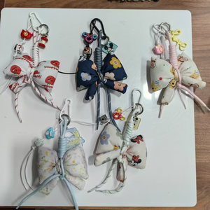 Promotie Luxe Kwast Sleutelhanger Schattige Stoffen Sleutelhanger Lederen Sleutelhanger Tas Charm Hangertje Zachte Geweven Sleutelhanger Karabijnhaken Sleutelhangers - Product Image 5