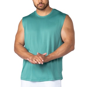 Camiseta sin mangas para gimnasio, para hombre, para culturismo, entrenamiento, personalizada, cuello redondo, color personalizado, muy vendida, para fitness y entrenamiento. - Product Image 1