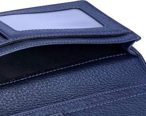 Portefeuille en cuir véritable de haute qualité pour hommes, conception de logo personnalisé, léger avec prix de gros, longue longueur, fabriqué en usine - Product Image 5