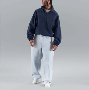 Venta al por mayor de los hombres de encargo impreso 1/4 cremallera Anorak al aire libre ligero chaquetas cortavientos impermeable chaqueta de los hombres - Product Image 4