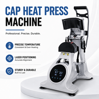 Presse à chaud semi-automatique pour casquettes, nouvelle machine d'impression par transfert thermique pour casquettes