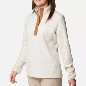 Sweat-shirt à capuche zippé 1/4 personnalisé, design vierge, épais pour l'hiver, décontracté, tendance, pour femmes - Product Image 1