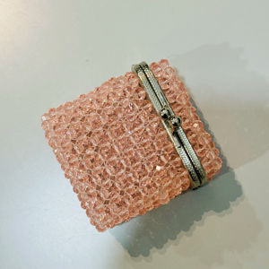Trendy Beads <b>Clutches</b> with Intricate Hand Embroidery OEM Available for Global Buyers and Wholesalers - Product Image 1