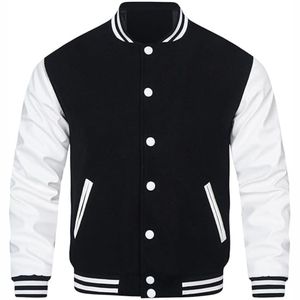 High Quality Wholesale Custom Design <b>Winter</b> <b>Quilted</b> Baseball Jacket Casual Sport Wear Varsity College Canvas Breathable Unisex - Product Image 1