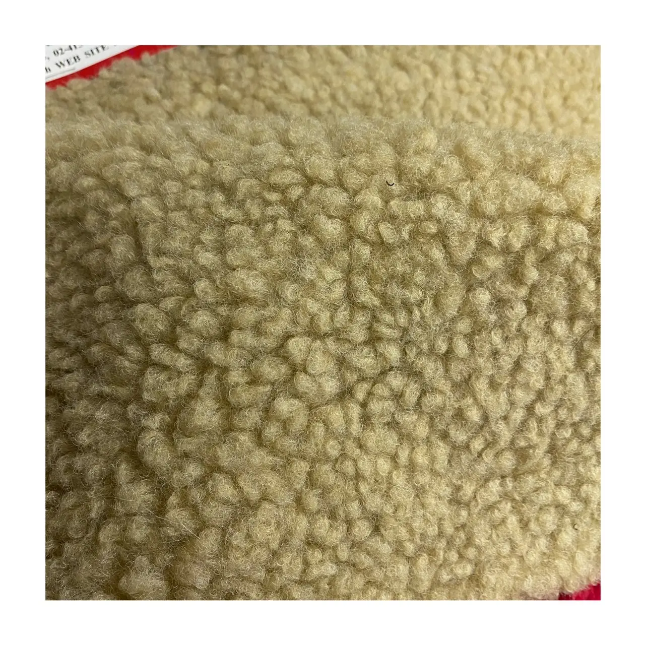 Высококачественная акриловая/Полиэстеровая мягкая шерпа 10 мм ткань из искусственного меха бежевого цвета для игрушек ковер куртка тапочки одежда