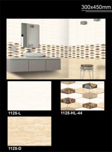 Porcelaine polie à haute brillance 300X450mm carrelage mural et de sol en céramique carrelage émaillé poli vitrifié aspect marbre - Product Image 5
