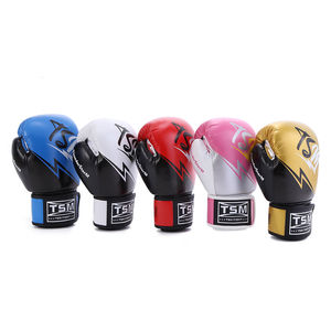 Gants de Kickboxing en cuir PU personnalisables de haute qualité entraînement sportif professionnel OEM ODM tailles 8oz boxe d'arts martiaux - Product Image 1