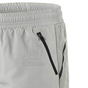 กางเกงขาสั้นออกกำลังกายผู้ชายแฟชั่นใหม่สั่งทำขายส่ง ผ้ายืด/โพลีเอสเตอร์ สีพื้น เป็นมิตรกับสิ่งแวดล้อม ทนทาน ใส่สบาย ระบายอากาศได้ดี แห้งเร็ว เอวกลาง - Product Image 6