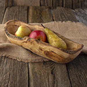 Meilleur prix de gros Bol à pâte en bois de mangue Forme rectangulaire Finition naturelle Taille personnalisée pour la décoration de table Bol de cuisine - Product Image 6