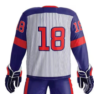 Uniforme de Hockey sobre Hielo 100% Poliéster, Ropa Deportiva, Jersey de Equipo, Uniforme de Hockey sobre Hielo de Alta Calidad - Product Image 5
