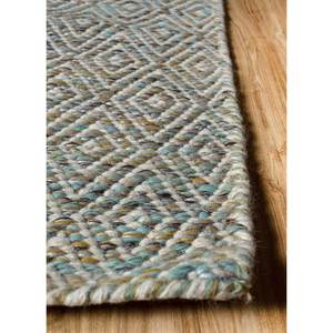 พรมอะบราชบลู แฟลตวีฟส์ วูล&วิสโคส ลายเรขาคณิต สำหรับใช้ในบ้าน-Adwv-13047 - Product Image 4