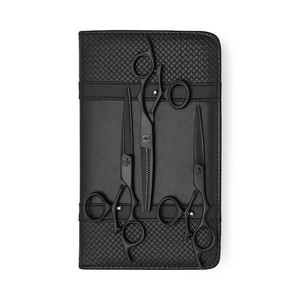 Tijeras <span class=keywords><strong>de</strong></span> corte <span class=keywords><strong>de</strong></span> pelo <span class=keywords><strong>de</strong></span> acero inoxidable, tijeras negras mate para <span class=keywords><strong>peluquería</strong></span>, corte <span class=keywords><strong>de</strong></span> pelo, <span class=keywords><strong>2022</strong></span>, precio al por mayor - Product Image 2