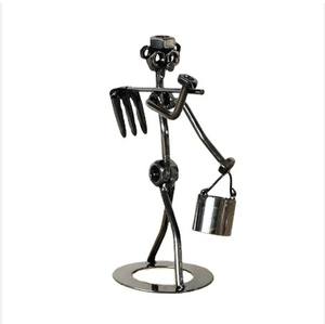 Escultura de árbol de metal de aluminio fundido moderno con acabado pulido decoración del hogar hecha a mano - Product Image 3