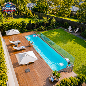 Système de filtration intelligent monobloc préfabriqué en WPC pour piscine hors sol, piscine de luxe en fibre de verre - Product Image 2