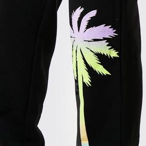 Conjunto Deportivo para Hombre, Sudadera con Capucha y Pantalones Deportivos con Estampado Personalizado, Lavado Ácido, Pantalones Deportivos Acampanados, Conjunto de Dos Piezas - Product Image 5