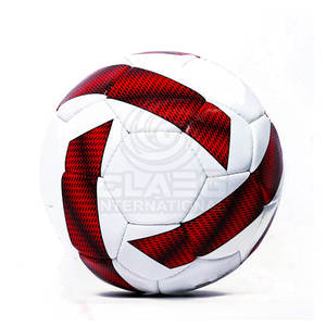Balón de fútbol de PU cosido a mano de fábrica, hecho de cuero, PVC, partido similar, balón de fútbol de Pakistán - Product Image 1