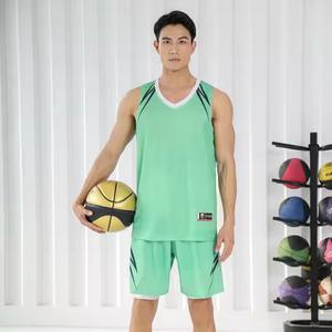 เซ็ตเสื้อบาสเก็ตบอลสำหรับผู้ใหญ่เสื้อ100% โพลีเอสเตอร์ตาข่ายโพลีเอสเตอร์ออกแบบได้ตามต้องการสำหรับ2025 - Product Image 1