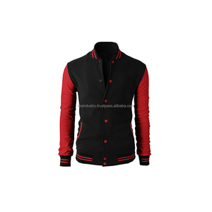Personalized Men Winter Unisex Button College Letterman Bomber Jackets Custom Adult Baseball Varsity Jacket Breathable UV - Product Image 3