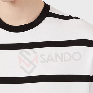 Venta al por mayor 100% algodón hombres camisetas calidad moda liso en blanco corriendo camisetas personalizadas con logotipo de diseño - Product Image 3