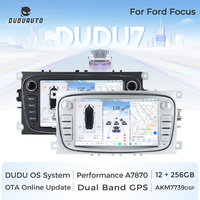 DUDU7, el Más Reciente Estéreo para Auto con Android 7870 de 8 Núcleos, Pantalla Android para Ford Focus, Compatible con Cámara 360, DVR y TPMS