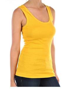 Chaleco deportivo de secado rápido Yoga hombro U cuello chaleco transpirable camisetas sin mangas Crop Top S Fitness entrenamiento correr para mujeres Casual - Product Image 1