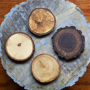 <b>Top</b> Quality Customize Square Round Epoxy Wood <b>Resin</b> Coaster With Holder Set Premium Quality Handmade Epoxy <b>Resin</b> Coaster - Product Image 6