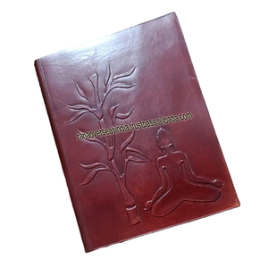 Handmade Quality Art <b>Leather</b> Journal Spiral Bound Daily <b>Notepad</b> for Men & Women with 100 Inner Pages - Product Image 5