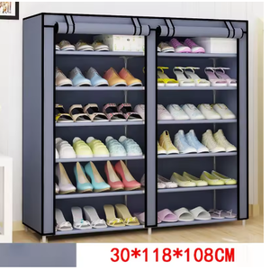 Moderno e minimalista scarpiera doppia convertibile ed estensibile per la casa soggiorno mobili in legno MDF - Product Image 3