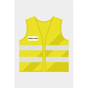 Customizable <b>Hi</b> <b>Vis</b> Yellow Reflective Safety Vest Waterproof Polyester Workwear Customizable Logo for Daytime Visibility <b>Gilet</b> - Product Image 1