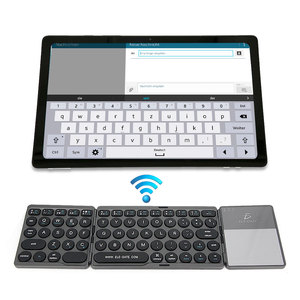 Teclado Inalámbrico Bluetooth Recargable, Diseño Plegable de Membrana con Botones de Goma Resistentes - Product Image 5