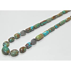 Collar hecho a mano de Plata de Ley 925 con cuentas de piedras preciosas turquesas naturales, regalo de aniversario de múltiples piedras preciosas con Coral hecho a mano - Product Image 3