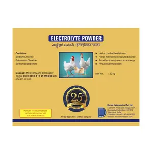 Poudre d'électrolytes, additifs alimentaires vitaminiques pour volailles, haute efficacité, pour poulets, stimulant immunitaire, anti-stress - Product Image 1