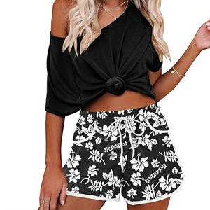 Shorts de Playa Ligeros de Poliéster para Mujer, Shorts Casuales de Verano de Secado Rápido, Diseño de Logotipo Personalizado, Ropa de Playa - Product Image 2