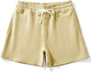 กางเกงขาสั้นกอล์ฟลำลองคุณภาพสูงสำหรับผู้ชาย ผลิตตามสั่ง ใส่สบาย ยืดได้ 4 ทิศทาง ผ้าโพลีผสม ลายเรียบ มีกระเป๋าข้าง - Product Image 1