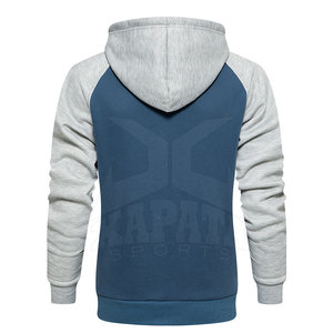 Sweat-shirts à capuche pour hommes, haute qualité, 100% coton polaire, coupe-vent, séchage rapide, respirant, style décontracté, impression de logo personnalisée - Product Image 2