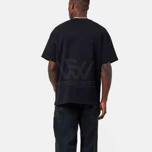 เสื้อยืดพลอยเทียมสำหรับผู้ชายเสื้อยืดผ้าฝ้าย100% ระบายอากาศได้ทรงหลวมพิมพ์ลายพลอยเทียม - Product Image 2