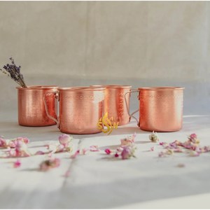 Taza de cobre puro 100%, diseño elegante, uso hecho a mano, taza de cobre de alta calidad para bebidas, Hotel, Bar, hogar, escuela, taza de cobre, suministros - Product Image 4