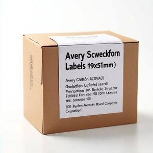 Avery Zweckform Labels 19x51mm 500 Per Roll Bulletin <b>Board</b> Compatible - Product Image 2