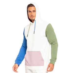 Sweat à capuche en coton polaire multicolore pour hommes, sweats grande taille à la mode pour l'hiver, nouvelle collection - Product Image 6