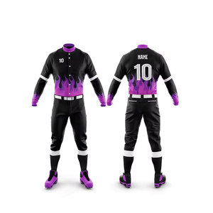 Hot Selling High Quality Customized Logo Printing <b>Light</b> Weight 2024 Team Sports Wear Baseball Uniform In <b>Multi</b> <b>Colors</b> - Product Image 3