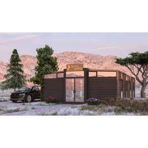 Grand Luxe 40'+ Expandable Container Office 865 SF Modular Office <b>Trailer</b> Portable Workspace Solution Supermarket School Entry - Product Image 1