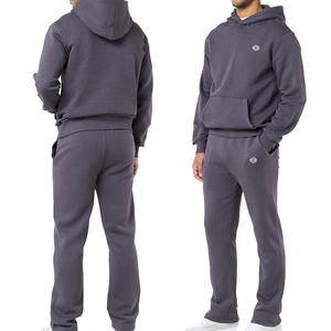 Ensembles de survêtement pour hommes, sweat à capuche et jogging personnalisés, en molleton de coton, OEM ODM, lourd, respirant, streetwear, vente en gros d'usine, États-Unis - Product Image 1