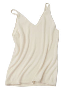 Camiseta sin Mangas de Algodón Tejido Asimétrico para Mujer, de la Mejor Calidad, Precio Económico, al por Mayor, Camisola Elástica con Tirantes Finos - Product Image 2