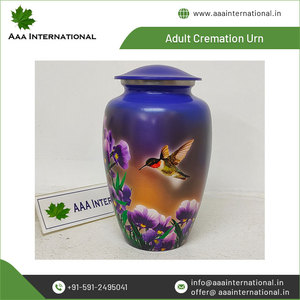 Exportateur mondial vendant largement 100% urnes de crémation pour adultes en aluminium de qualité authentique pour les cendres humaines au meilleur prix compétitif - Product Image 5