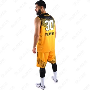Camisetas de baloncesto personalizadas Camiseta de baloncesto de alta calidad Camiseta de baloncesto impresa por sublimación Uniforme de baloncesto de hombre personalizado OEM - Product Image 3