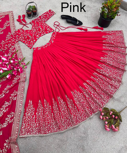Designer Bridal Lehnga Choli for Girls Party Wear Wedding Dresses Low Price Indian Lehenga Choli With Dupatta for Women - Product Image 4