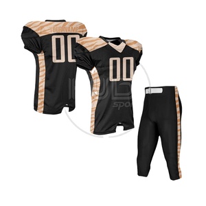 Jersey de Fútbol Americano Personalizable para Adultos, Diseño de Equipo, Transpirable, de Secado Rápido, Manga Corta, Tallas Grandes, 100% OEM - Product Image 1