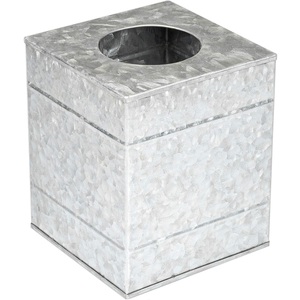 Vente chaude Unique Argent Métal Serviette Boîte Salle De Bains Porte-Mouchoirs Décoratifs pour La Maison et Hôtels Restaurants - Product Image 4